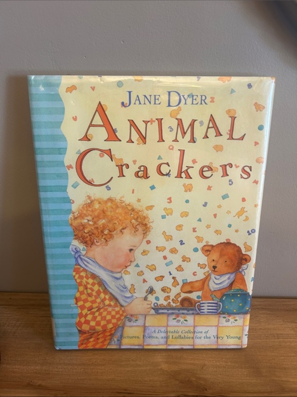 Vintage Animal Crackers Children's Book - Cream & Blue